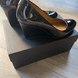 Coach- Patent Wedge